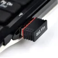 150Mbps WiFi USB Adapter, Wireless LAN WiFi Dongle Stick Network Adapter IEEE 802.11b/g/n for Windows 2000/XP/Vista/WIN7/8/Linux/Mac OS X, Compatible for Raspberry Pi Laptop/Desktop/PC. 