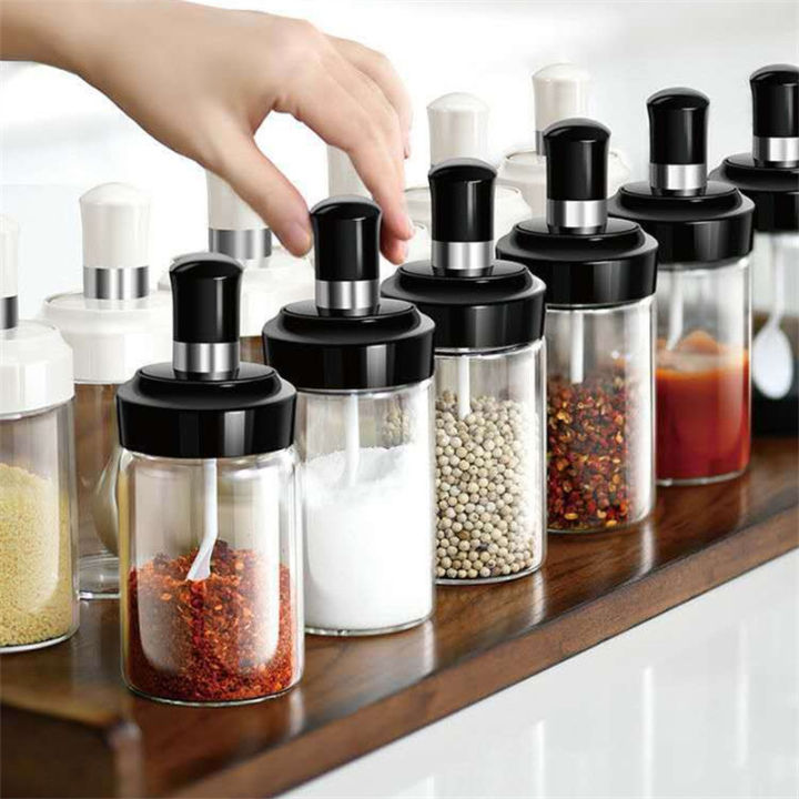 Seasoning%20Bottle%20Glass%20Spice%20Jars%20with%20Lids%20Salt%20Storage%20Seasoning%20Jar%20Spoon%20Lid%20Integrated%20Seasoning%20Bottle,Clear,250ML%20-%20Image%203