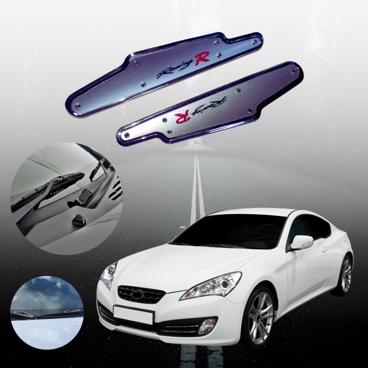 2pcs Car Wiper Stand Visor Windshield Wiper Spoiler Blade Spoiler Presser Wing Wiper Wing