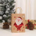 Christmas Party Bags Party Favor Bags Candy Packaging Bags Kraft Paper Gift Bags Christmas Cookie Bags. 