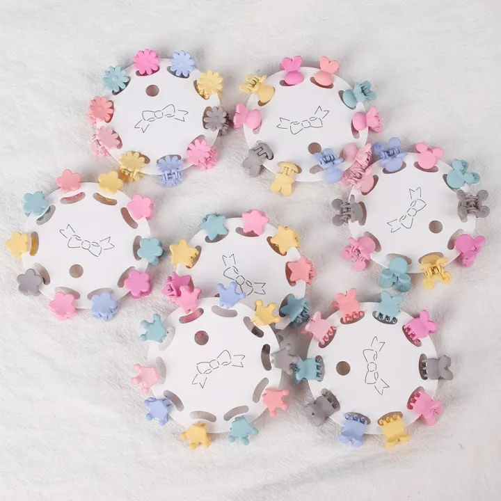 New%2010pcs%20Luxury%20Matte%20Plastic%20Girls%20Mini%20Hair%20Clips%20/%20Baby%20Girls%20Sweet%20Small%20Hairclips%20Headwear%20Fashion%20Hair%20Accessories/Kids%20Hair%20Clips%20-%20Image%202
