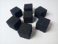 Cube Shaped Coconut Shell Charcoal Cube. 