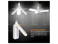 Angle Adjustable & Foldable Fan Blade Type LED Bulb. 