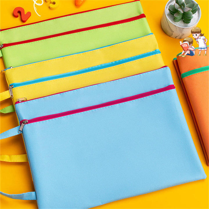 Colorful%20Double%20Layer%20canvas%20Cloth%20Zipper%20Paper%20File%20Folder%20Book%20Pencil%20Pen%20Case%20Bag%20File%20Document%20Bags%20-%20Image%204