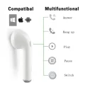 Matte Airpods i12 Inpods Full Set TWS True Wireless Bluetooth Headset i7s Earbuds i7 Single Earpod Earphone for Android and iOS Mobile Phone White Black Blue (Features i11 i15 i9s 1 2 3 Pro 4 5 6 Airdots) 139252280 TecZone LK. 