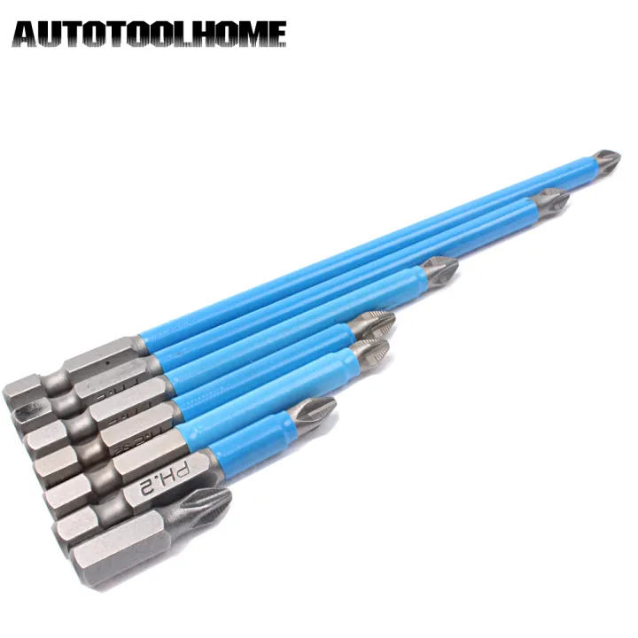%E3%80%90TrendGlobe%E3%80%91AUTOTOOLHOME%201/4"%20Hex%207PCS%20PH2%20Anti%20Slip%20Electric%20Screwdriver%20Bit%20Set%20Single%20Side%20Tips%2025mm%2050mm%2065mm%2070mm%2090mm%20127mm%20150mm%20-%20Image%204