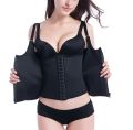 Adjustable Hook Waist Slimming Belt Corset Zipper Sauna Belt Cellulite Cincher Body Shaper Belly Tummy Abdomen Control Burn Fat (S). 