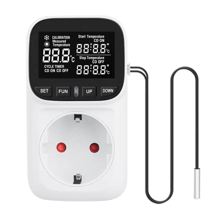 Yieryi%20Digital%20Temperature%20Controller%20Socket%20Outlet%20EU%20Plug%20Thermostat%20With%20Timer%20Sensor%20Probe%20Heating%20Cooling%20Switch%20for%20Aquaculture,%20Greenhouse,%20Incubator,%20Fish%20Tank%20(Black%20Backlight)%20-%20Image%209