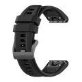 For Garmin Fenix 5X 26mm Silicone Sport Pure Color Watch Band. 