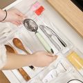 Transparent Acrylic Drawer Organizer for Cosmetics Stationery Jewelry Plastic Divider Storage Box Kitchen Bathroom Office Accessories. 