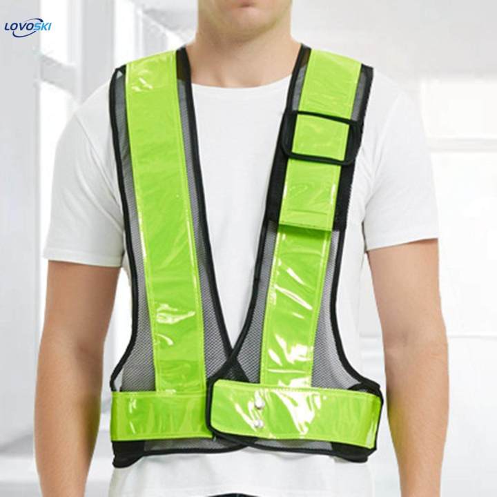 High Visibility Reflective Safety Vest for Worker Night Running Traffic ...