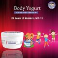 HealthBest Kidbest Body Yogurt Cream For Kids | Spf-15 | L-Glutathione, Vitamin-C, Kojic Acid, Vitamin-E | Normal Skin, Sensitive Skin & Dry Skin | Tear, Paraben, Sls Free | 200G (FROM INDIA)SAB. 