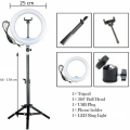 Lighting Solutions for All: Selfie Ring Light & Adjustable Tripod. 