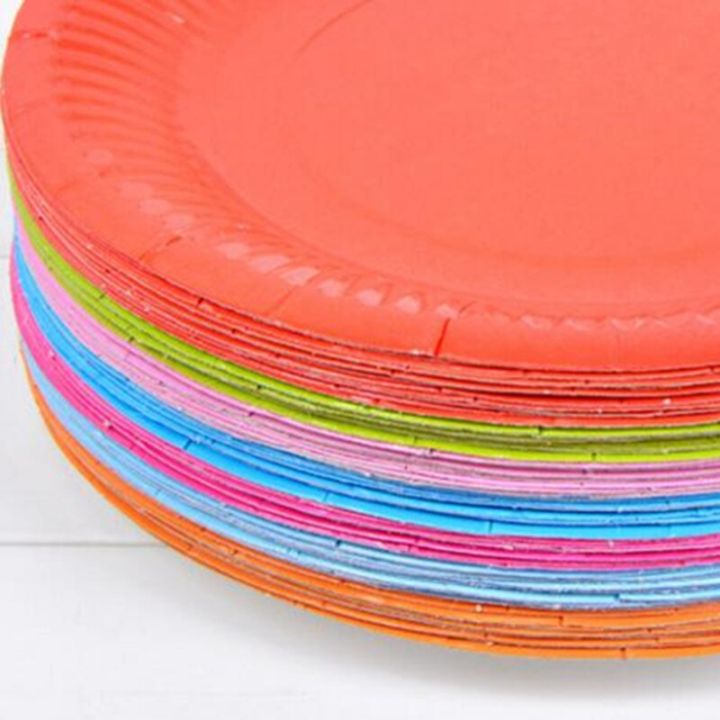 10%20Pcs%20Plain%20Color%20Paper%20Plates%20(7%20inch%20/%209%20inch)%20-%20Disposable%20Party%20Paper%20Plates%20for%20Birthday,%20Wedding%20Parties%20-%20Image%202