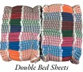 Handloom bedsheets 100% pure cotton Single and double. 