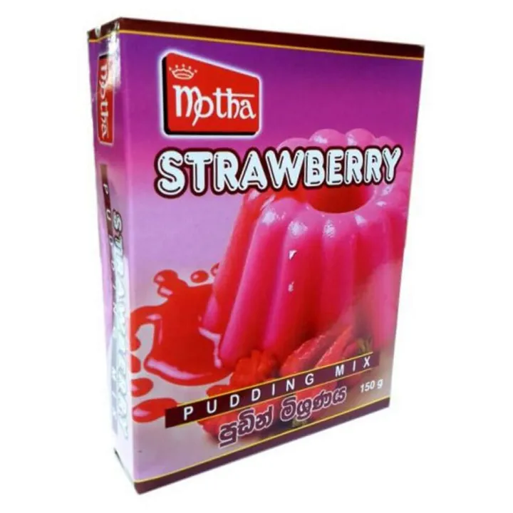 Motha Strawberry Pudding Mix 150g