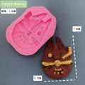 Boat Anchor Helm Ship Silicone Fondant Mold For Candy Chocolate Spaceship Moulds Cake Decoration Baking Tool Diy Clay Resin Art. 