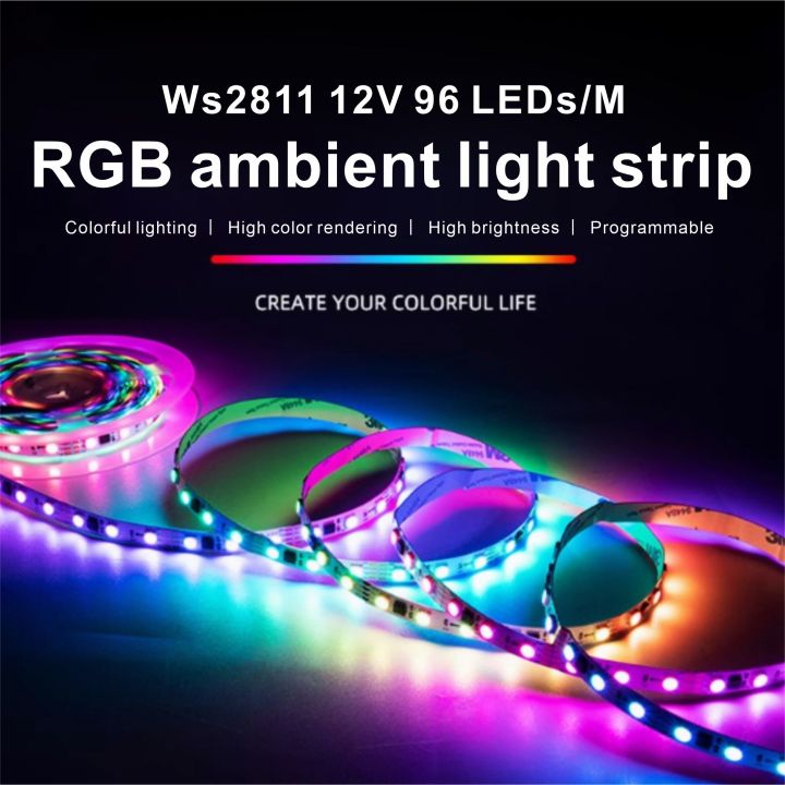 WS2811%20RGB%20Led%20Strip%20Light%205050%20SMD%20Addressable%2096%20LEDs%20External%201%20IC%20Control%203%20Leds%20Bright%20Normal%20Led%20Lights%20DC12V%20-%20Image%204