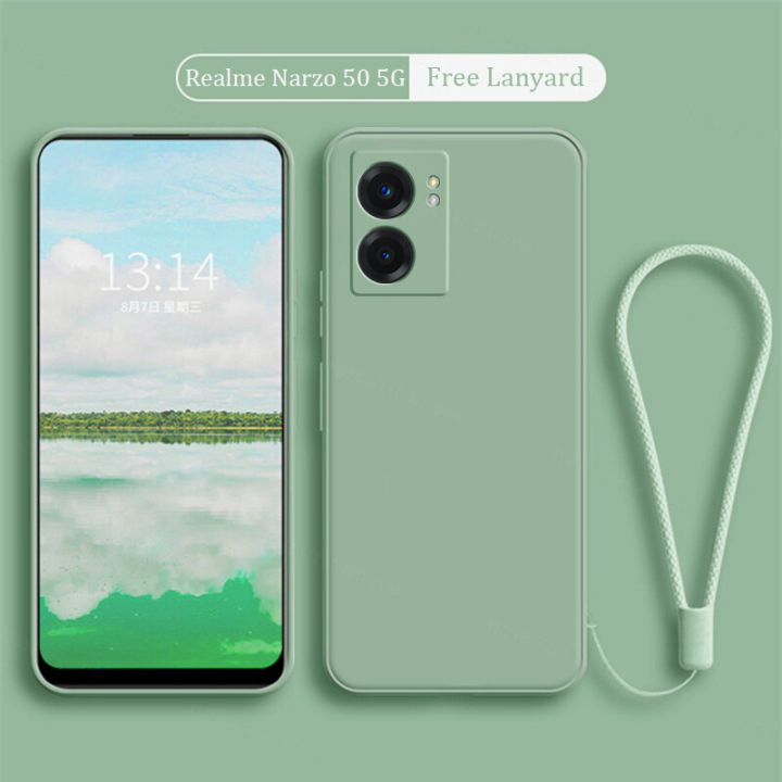 Realme%20Narzo%2050%205G%20Phone%20Case%20Lens%20Protection%20Casing%20Solid%20Straight%20Edge%20Liquid%20Silicone%20Soft%20TPU%20Back%20Cover%20-%20Image%209