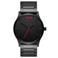 MVMT Analogue Brushed black stainless steel Luxury Men's Wrist Watch chain watch for men's black watch Men's Watch Boys Watch Best Gift Watch. 