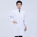 Work Clothes Men's and Women's Long Nurses' Uniform Doctor Medical Care Thin Student Long Sleeve White Gown Chemical Pharmacy Lab Coat. 