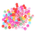100 PCS Mini Hair Claw Clips For Women Girls Cute Candy Colors Beads Headwear. 