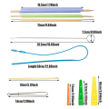 Fabric Tube Turning and Threading Tool Set Drawstring Threader Tool Set Sewing Loop Kit Includes Drawstring Threader As Shown Plastic+Metal. 