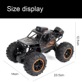 Remote Control Camera Jeep 1:18 RC Rock Crawler for Kids with WiFi FPV Live Video 720P HD High Speed Monster Truck with Phone Mount Controller Durable 2-Wheel Drive Climbing Toy High-Tech Electronic Racing Car Gift for Boys and Girls Black RC Car. 
