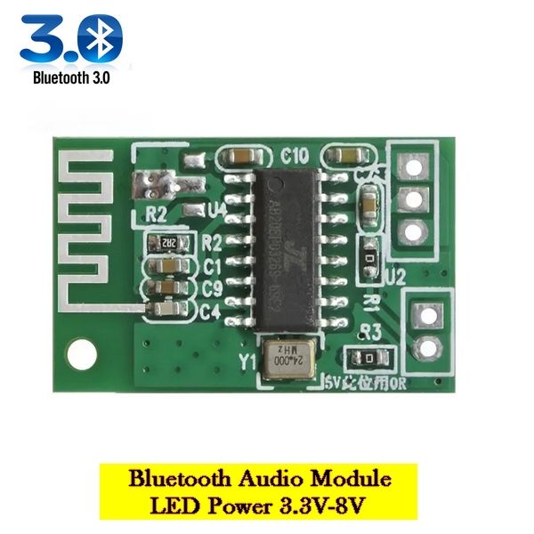 Bluetooth Audio Module LED Power 3.3V-8V Dual Audio Digital Audio Amplifier Board Module