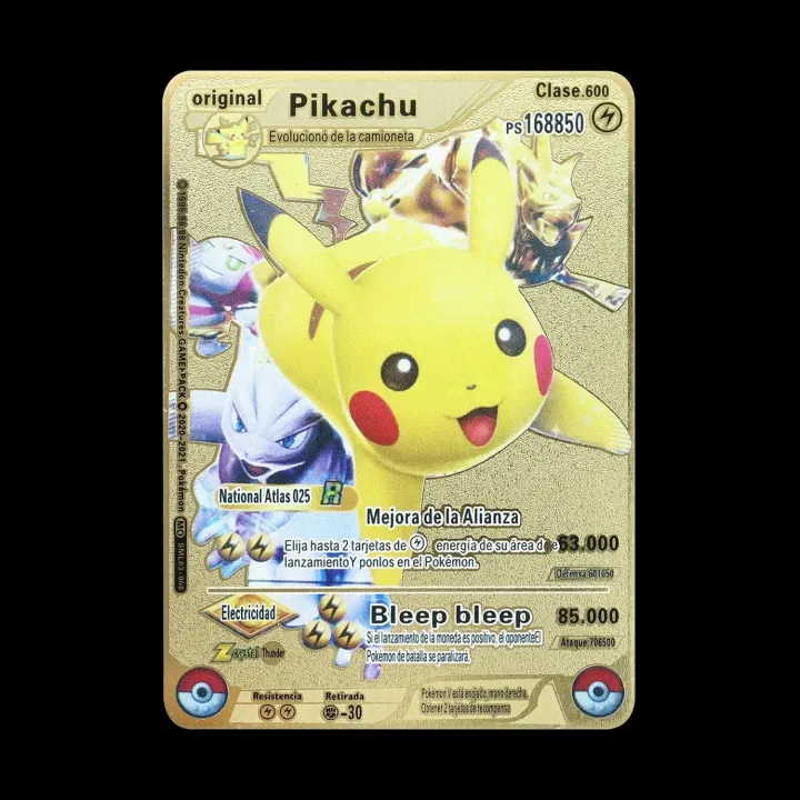pokemon%20cards%20golden%20Pokemon%20183200%20High%20Hp%20Charizard%20Pikachu%20Mewtwo%20Arceus%20Gold%20English%20French%20Spanish%20Metal%20Cards%20Vmax%20Mega%20GX%20Collection%20CardsParty%20Games%20Crafts%20-%20Image%202