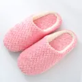 Men Women Slip-on Soft Anti-skid Indoor Home Suede Shoes Warm Floor Slippers. 
