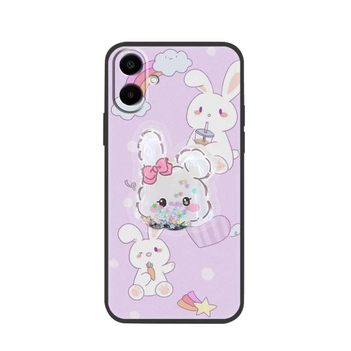 Cute%20Silicone%20Phone%20Case%20For%20Samsung%20Galaxy%20A07%20Skin%20feel%20silicone%20Back%20Cover%20Glisten%20Anti-knock%20Simplicity%20Soft%20Case%20-%20Image%205