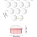 63HA LED Makeup Lights Set USB Dimmable Mirror Bulbs Mirror LED Plastic Texture. 