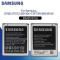 SAMSUNG Battery - EB-425161LU Battery For S7562 S7582 Galaxy S Duos Galaxy S Duos 2 S7566 S7568 i8160 S7560 S7580 i8190 i739 i669 7562 7582 J1 Mini battery. 