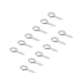 100pcs Screw Eye Pin Eyepins Eyelets Peg Tail Findings Hooks Jewelry DIY GL. 
