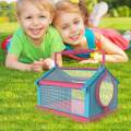 Butterfly Habitat Cage Mesh Cage W/ Carrying Handle Outdoor Critter. 