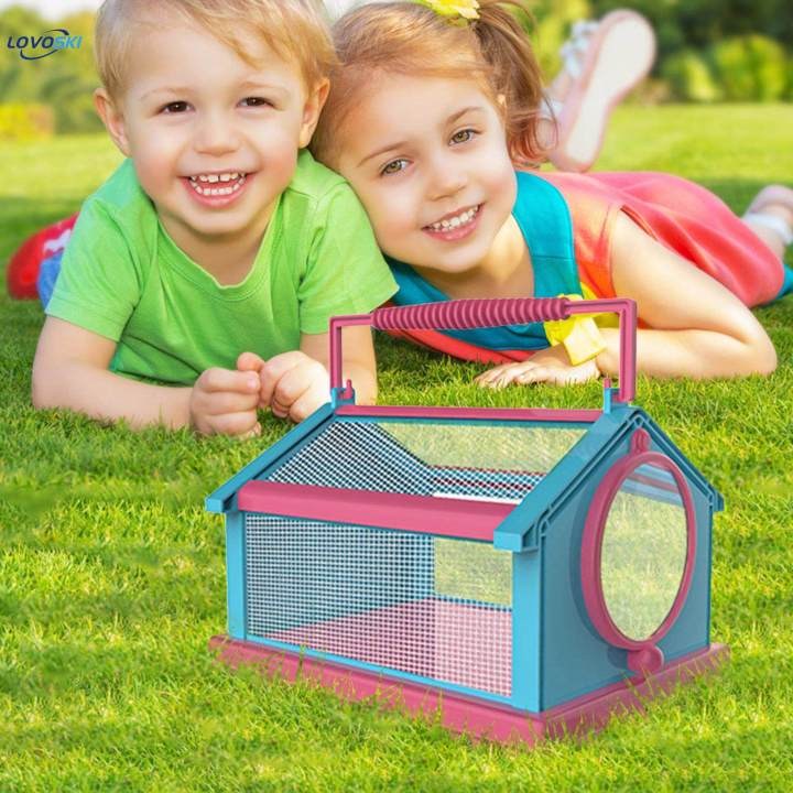 Butterfly%20Habitat%20Cage%20Mesh%20Cage%20W/%20Carrying%20Handle%20Outdoor%20Critter%20-%20Image%205