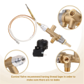 3X Gas Patio Heater Control Valve Thermocouple Sensor Dump Switch Knob Propane Lpg Fire Pit Safety Pilot Port Set. 