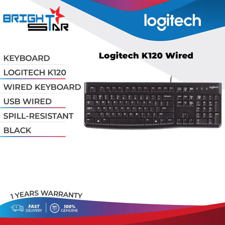 Logitech K120 Wired Keyboard