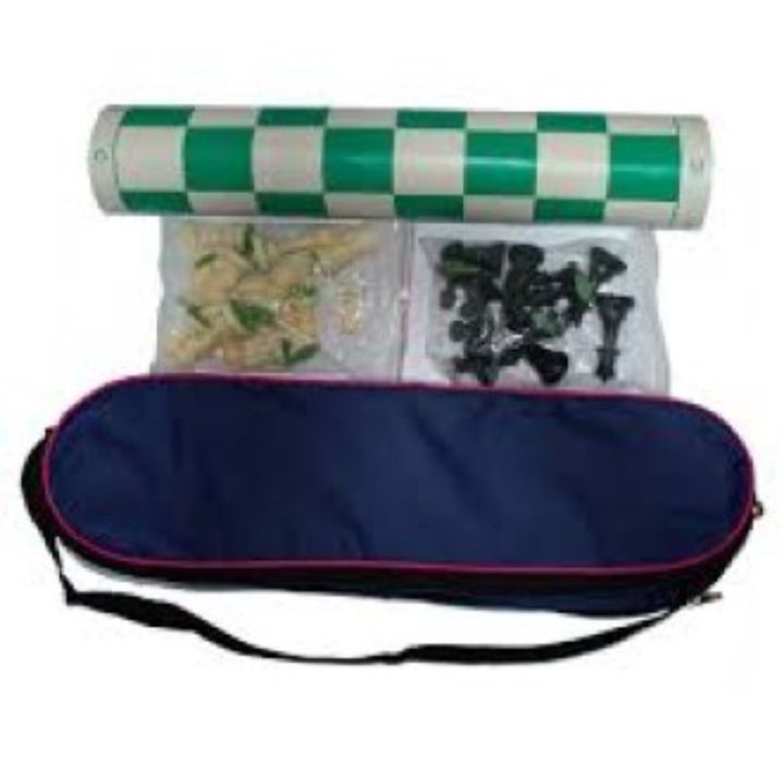 Chess%20Bag%20Set%20Portable%20Plastic%20Easy%20To%20Carry%20Chess%20Pieces%20Synthetic%20Leather%20Board%20Straps%20-%20Image%203