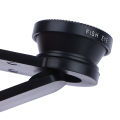 0.65X Wide Angle Zoom 180 Degree Fish Eye Macro Lenses Camera Kits With Clip Lens On The Phone 3in1 Fisheye Phone Lens. 