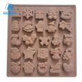 GOIKEA Christmas Cake Mold Convenient Christmas Snowman Fondant Chocolate Candy Mold. 