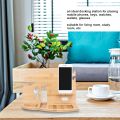 Bamboo Wood Wireless Charging Dock Simple Phone Charging Station Hot. 