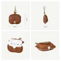Genuine Leather Protective Cover Airpods pro, Gen1, Gen2 Airpods  pouch case for Apple AirPods Pro 2nd Generation Case. 