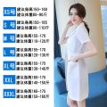 White Gown Pharmacy Summer Beauty Salon Workwear Doctor's Overall Women's Thin Room Nurses' Uniform Lab Coat Long Sleeve and Short Sleeve. 