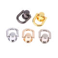 2PCS D-shaped Ring Bag Side Clip Buckles Handbag Chain Handles Connector MKL. 