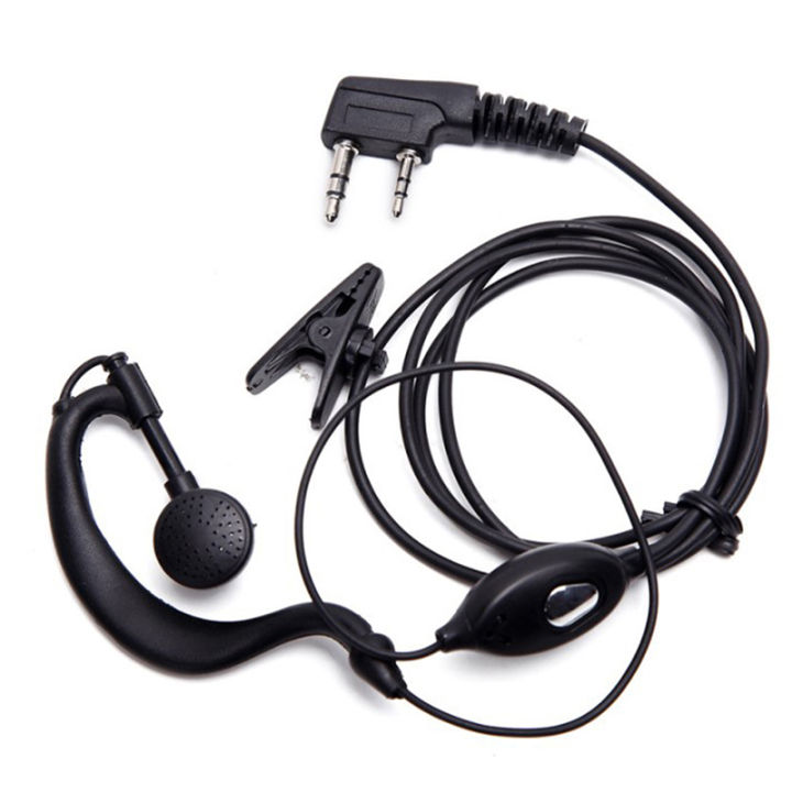 2 Pin Walkie-Talkie Headset Wired Two Way Ham Radio Earpiece Earphone For Baofeng BF-888S UV5R Walkie Talkie 992 Earwear