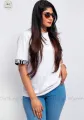Don't Regret Sleeve Print Baggy T-shirt. 