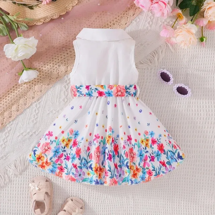 Dress%20For%20Kids%203-36%20Months%20Korean%20Style%20Sleeveless%20Cute%20Button%20Summer%20Floral%20Princess%20Formal%20Dresses%20Ootd%20For%20Newborn%20Baby%20Girl%20-%20Image%202