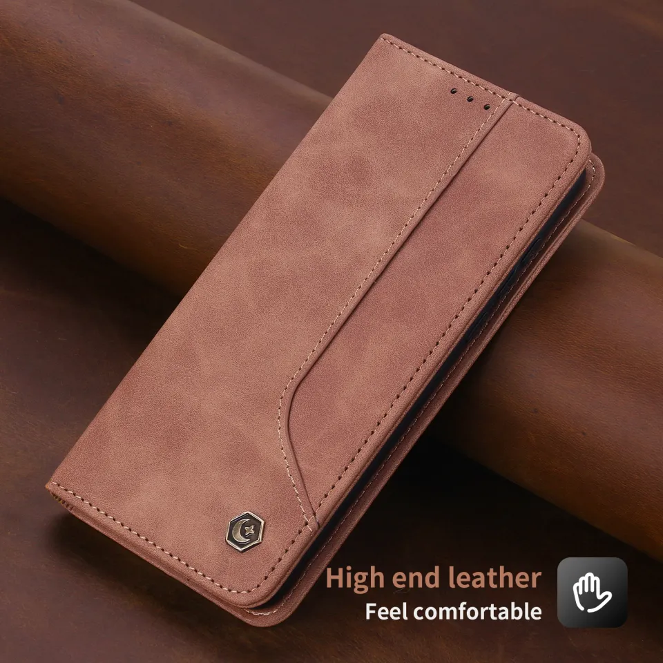 Leather Case Card Holder Sony Ii Case Compatible With Mi 10t/10t Pro Case Retro Leather Wallet Flip